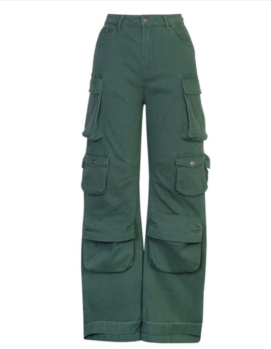 Green Cargo Pants