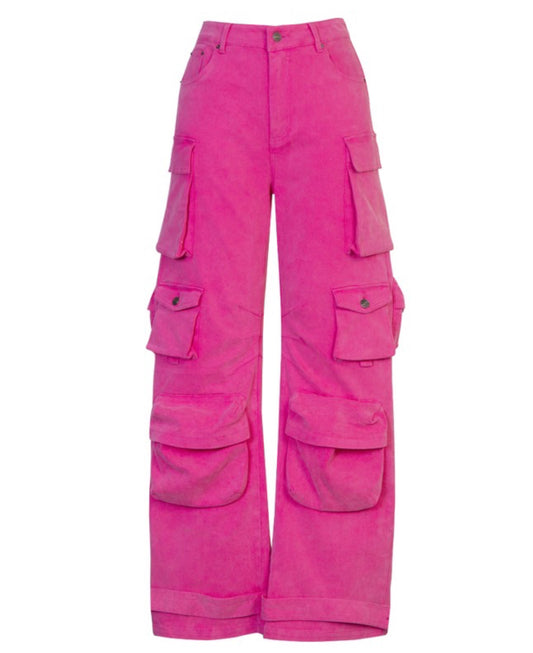 Pink Cargo Pants